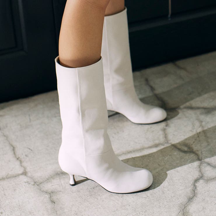 ラウンドトゥハーフブーツ | Mode et Jacomo×ing | 詳細画像1 