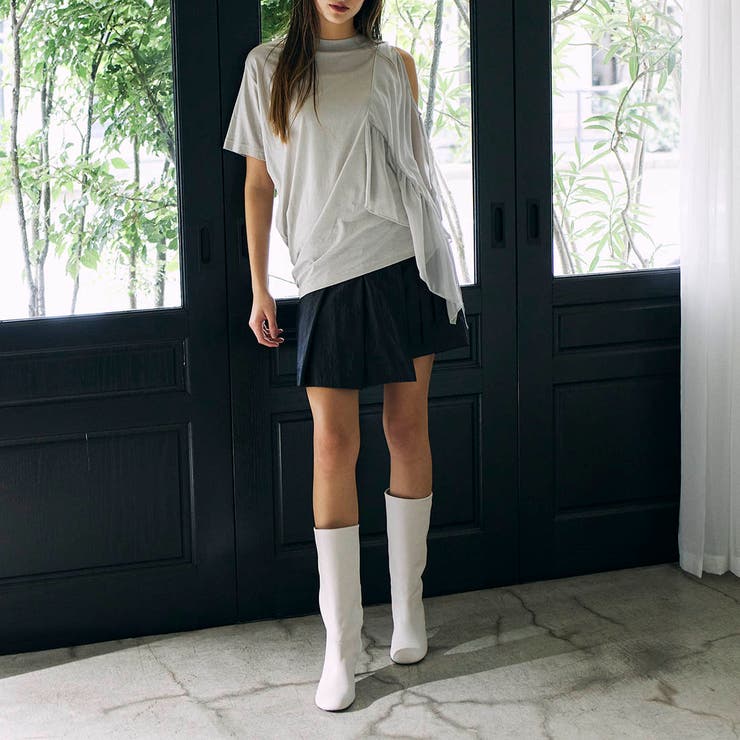 ラウンドトゥハーフブーツ | Mode et Jacomo×ing | 詳細画像4 