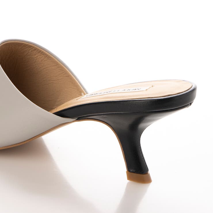 ダイアゴナルヒールポインテッドトゥミュール | Mode et Jacomo×ing | 詳細画像20 