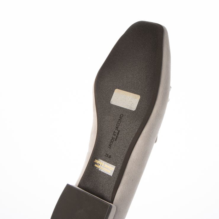 【軽量】ラインストーンスクエアトゥスリッポン | Mode et Jacomo×ing | 詳細画像19 