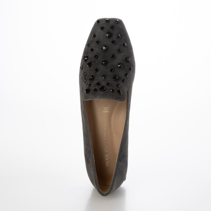 【軽量】ラインストーンスクエアトゥスリッポン | Mode et Jacomo×ing | 詳細画像8 