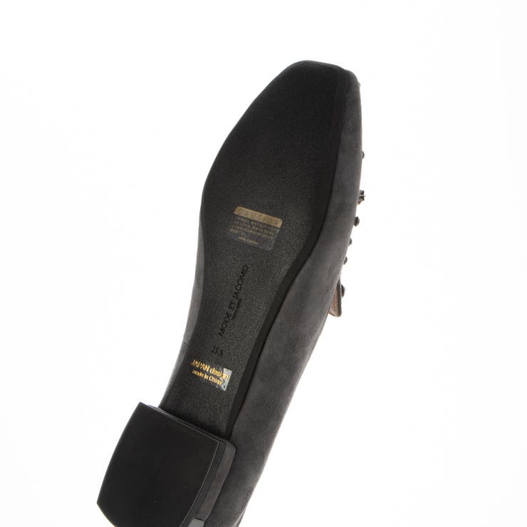 【軽量】ラインストーンスクエアトゥスリッポン | Mode et Jacomo×ing | 詳細画像9 