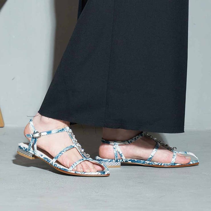 ポインテッドトゥTストラップサンダル | Mode et Jacomo×ing | 詳細画像11 