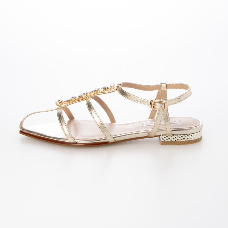 ポインテッドトゥTストラップサンダル | Mode et Jacomo×ing | 詳細画像2 