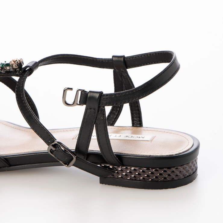 ポインテッドトゥTストラップサンダル | Mode et Jacomo×ing | 詳細画像30 