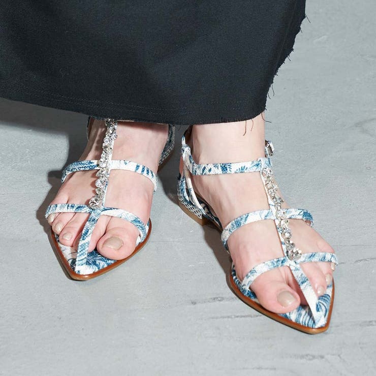 ポインテッドトゥTストラップサンダル | Mode et Jacomo×ing | 詳細画像8 