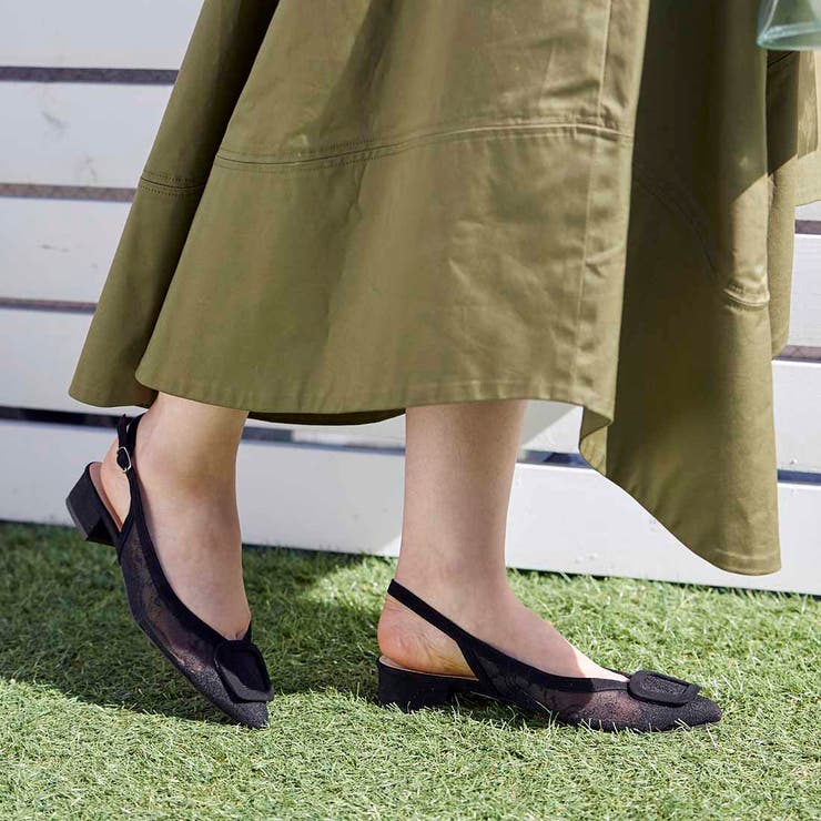 チュールバックストラップパンプス | Mode et Jacomo×ing | 詳細画像7 