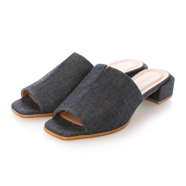 ネイビーキジ | フロントカットカバードミュール | Mode et Jacomo×ing