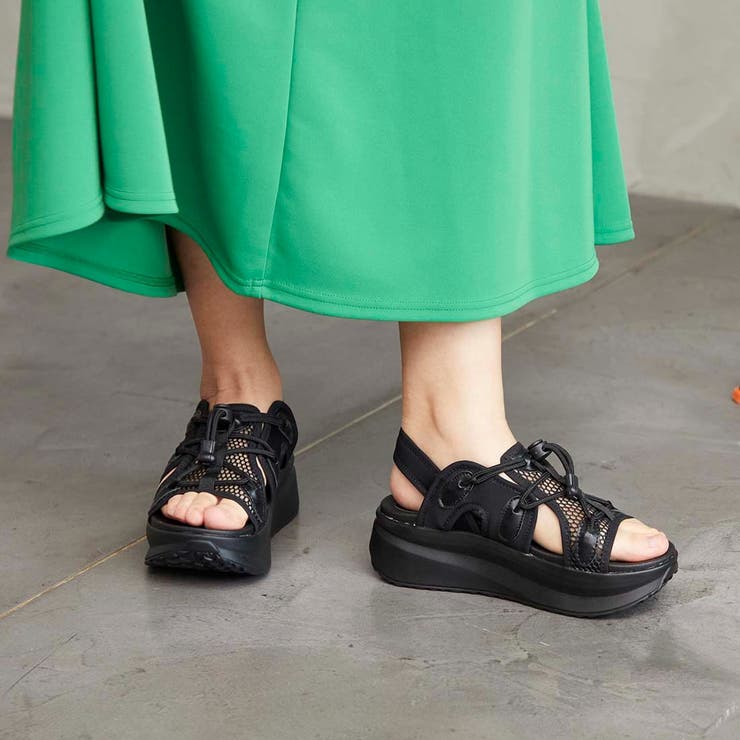 プラットフォームメッシュサンダル | Mode et Jacomo×ing | 詳細画像30 