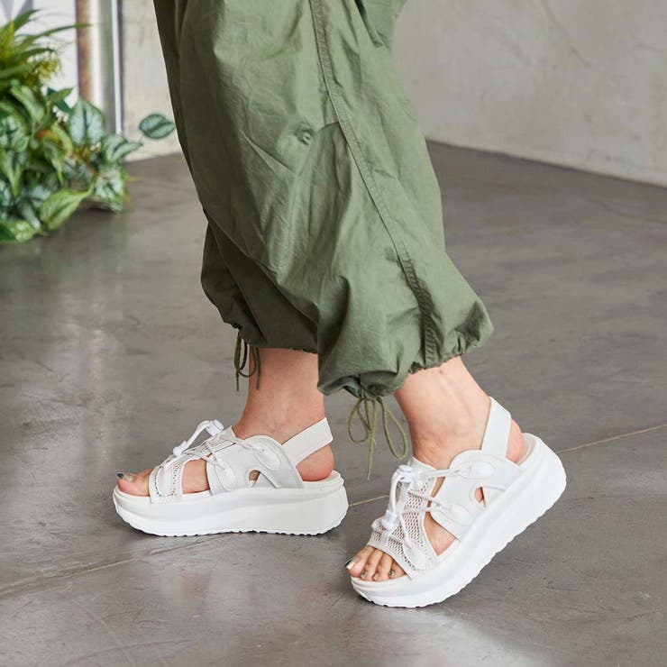 プラットフォームメッシュサンダル | Mode et Jacomo×ing | 詳細画像46 