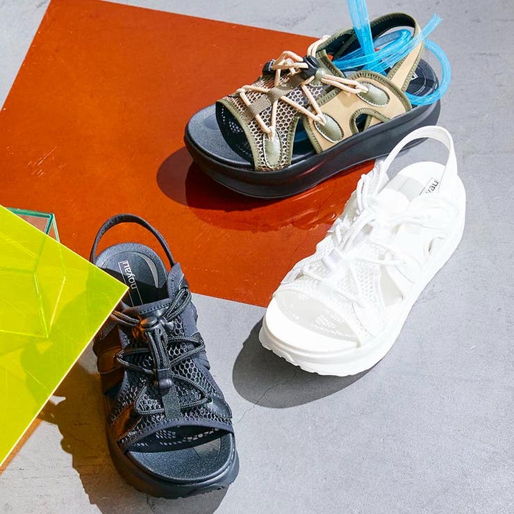 プラットフォームメッシュサンダル | Mode et Jacomo×ing | 詳細画像51 