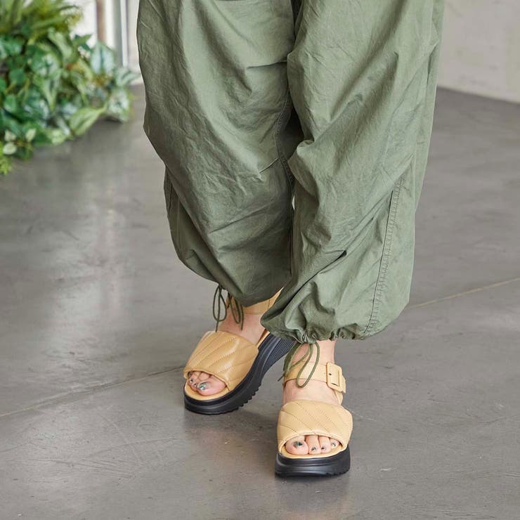 キルティングパフサンダル | Mode et Jacomo×ing | 詳細画像3 