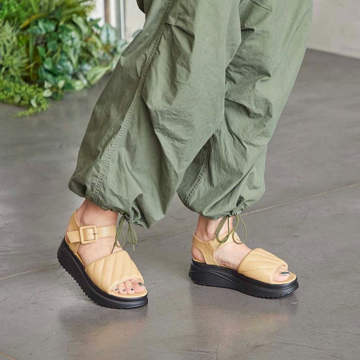 キルティングパフサンダル | Mode et Jacomo×ing | 詳細画像4 