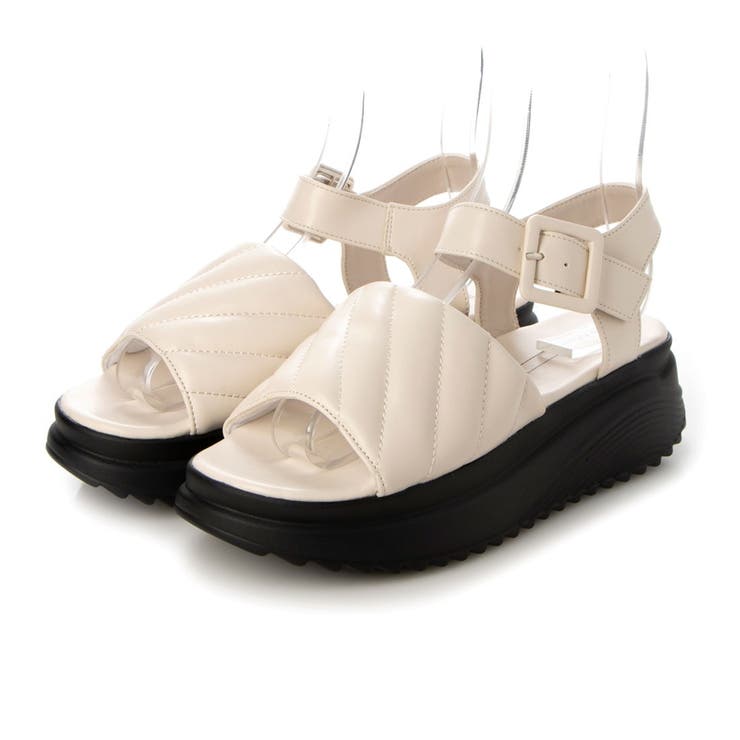 アイボリー | キルティングパフサンダル | Mode et Jacomo×ing