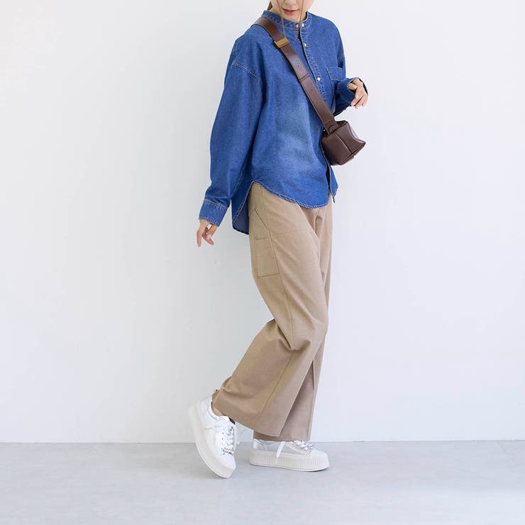 ビジュー付き厚底レースアップスニーカー | Mode et Jacomo×ing | 詳細画像20 