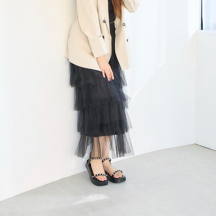 パールデザイン厚底スポーツサンダル | Mode et Jacomo×ing | 詳細画像12 