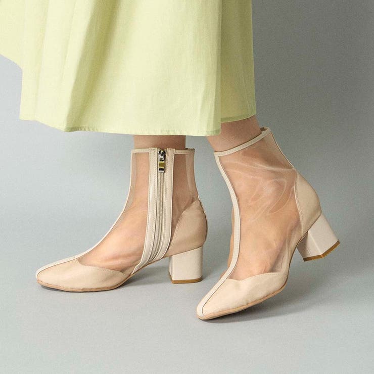 ブロックヒールチュールブーツ | Mode et Jacomo×ing | 詳細画像14 