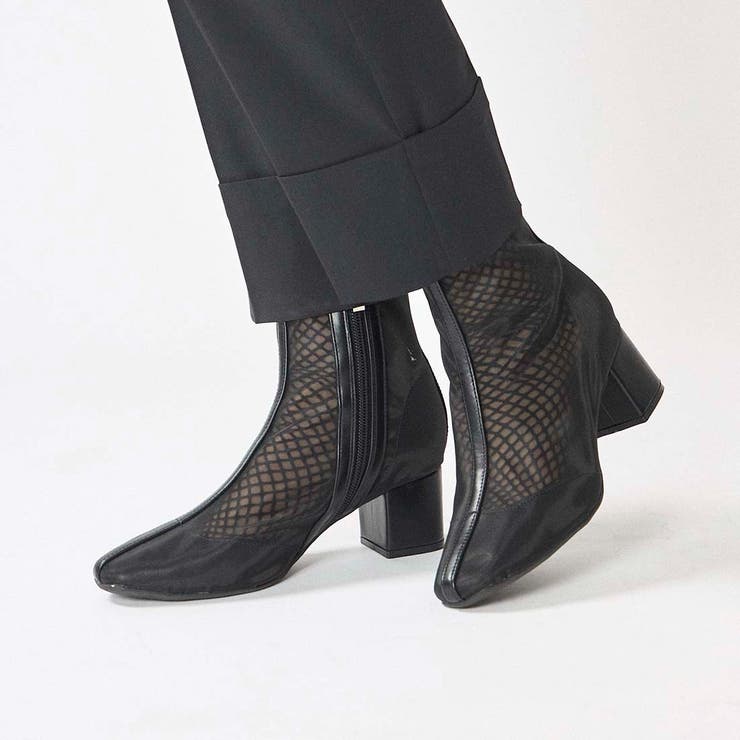 ブロックヒールチュールブーツ | Mode et Jacomo×ing | 詳細画像28 