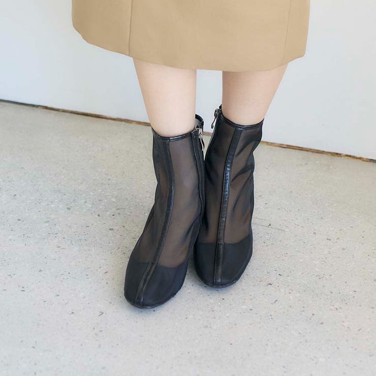 ブロックヒールチュールブーツ | Mode et Jacomo×ing | 詳細画像42 