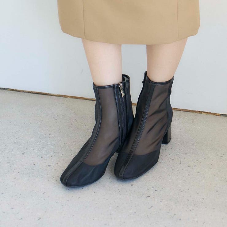 ブロックヒールチュールブーツ | Mode et Jacomo×ing | 詳細画像44 