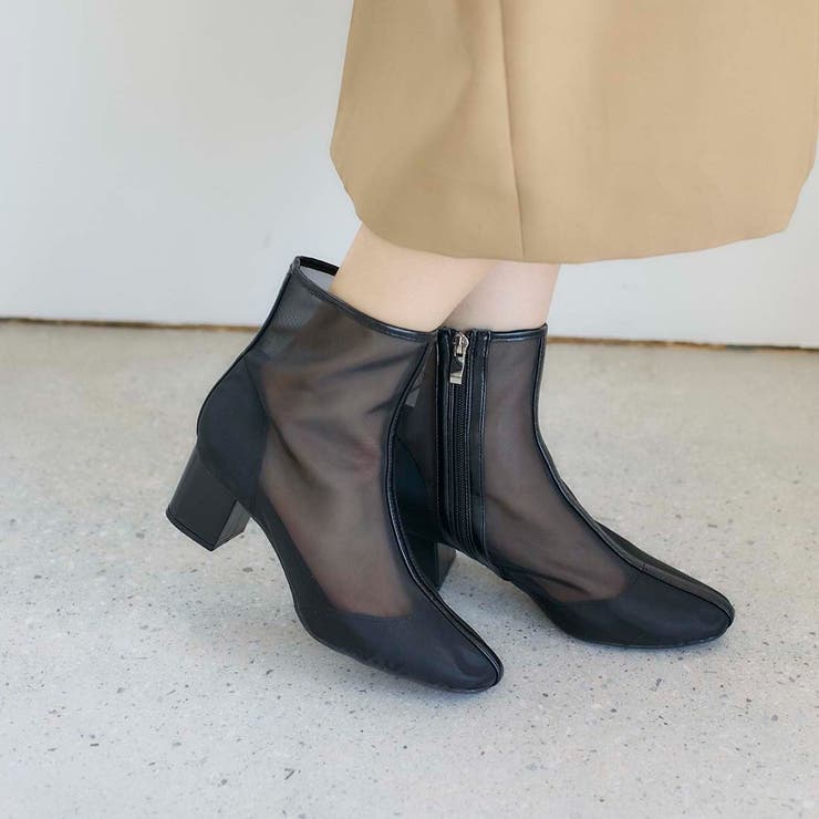 ブロックヒールチュールブーツ | Mode et Jacomo×ing | 詳細画像45 