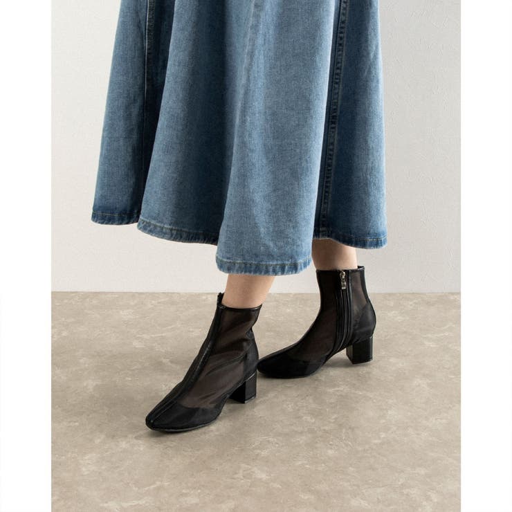 ブロックヒールチュールブーツ | Mode et Jacomo×ing | 詳細画像48 