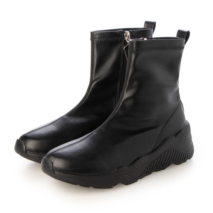 ブラック | 軽量スニーカーショートブーツ | Mode et Jacomo×ing