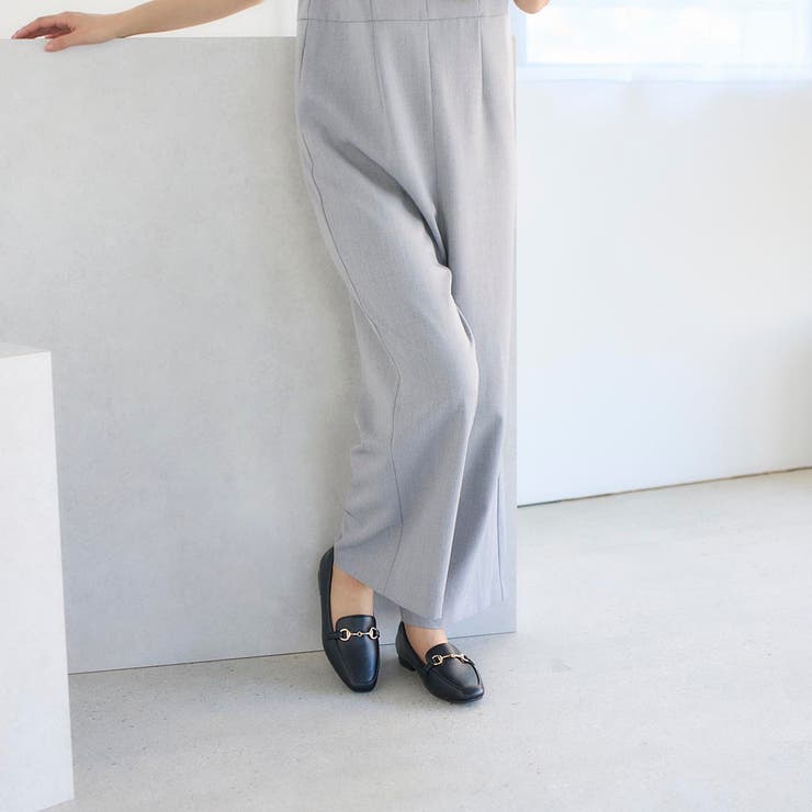 スクエアトゥビット付きヒールローファー | Mode et Jacomo×ing | 詳細画像39 