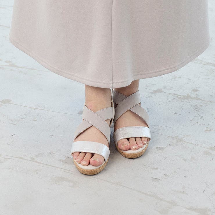 【WEB限定】コルクウエッジサンダル | Mode et Jacomo×ing | 詳細画像2 