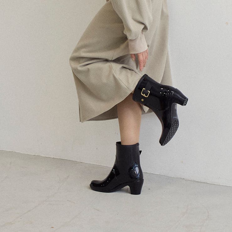 【WEB限定】バックルベルトレインショートブーツ | Mode et Jacomo×ing | 詳細画像10 