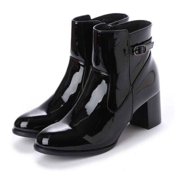 ブラックエナメル | 【WEB限定】ピッティ Pitti ショートレインブーツ | Mode et Jacomo×ing