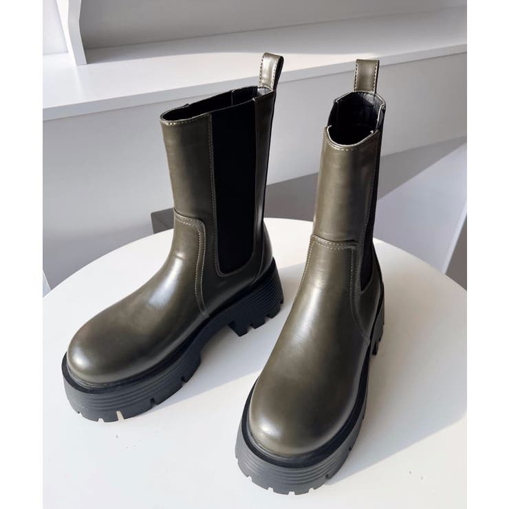 厚底サイドゴアブーツ | moment+ | 詳細画像38 