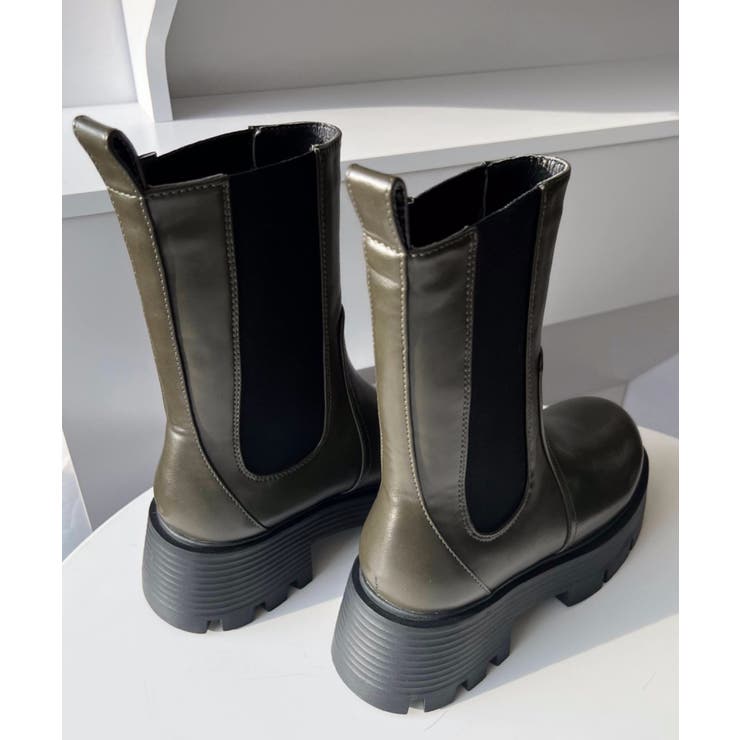 厚底サイドゴアブーツ | moment+ | 詳細画像39 