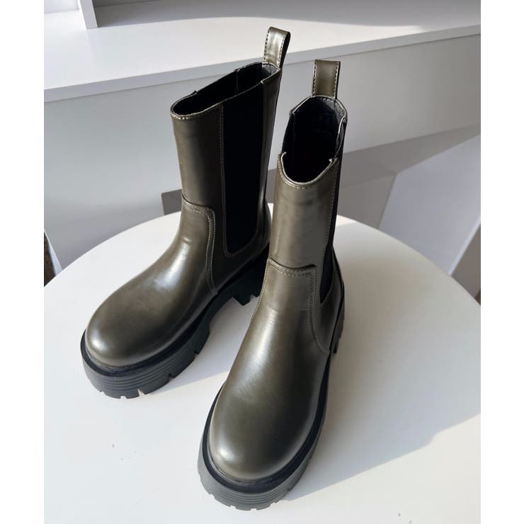 厚底サイドゴアブーツ | moment+ | 詳細画像40 