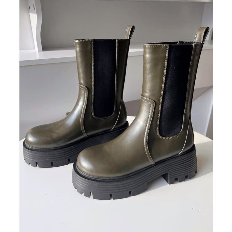 厚底サイドゴアブーツ | moment+ | 詳細画像41 