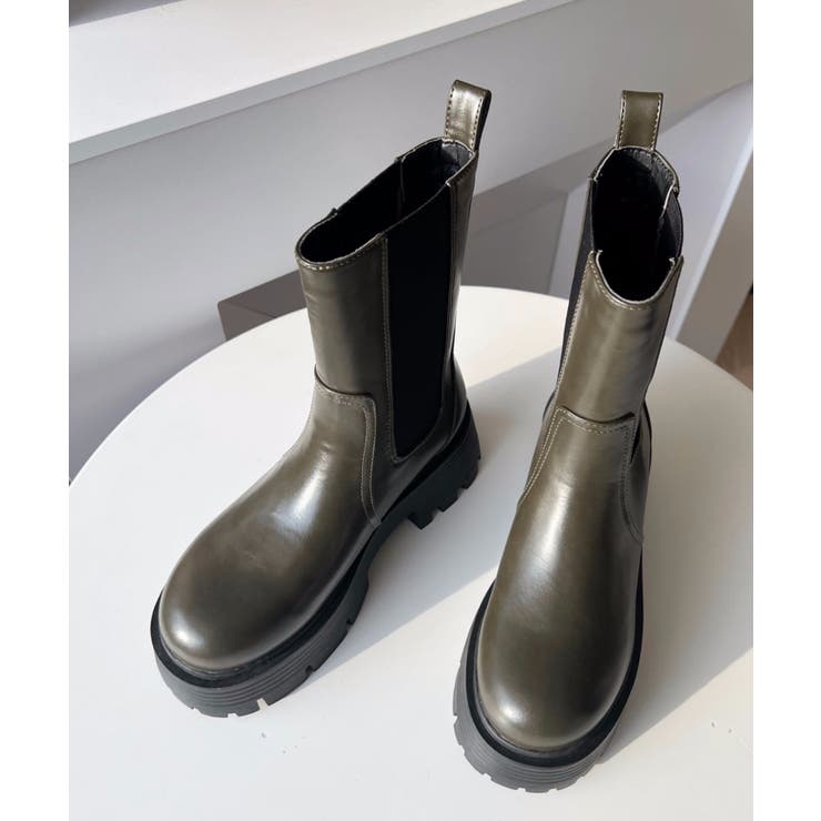 厚底サイドゴアブーツ | moment+ | 詳細画像42 