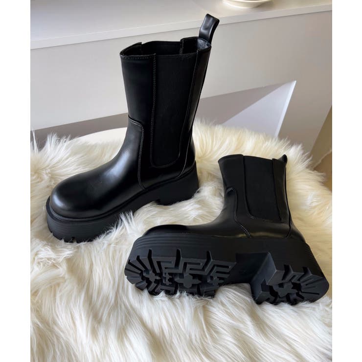 厚底サイドゴアブーツ | moment+ | 詳細画像6 