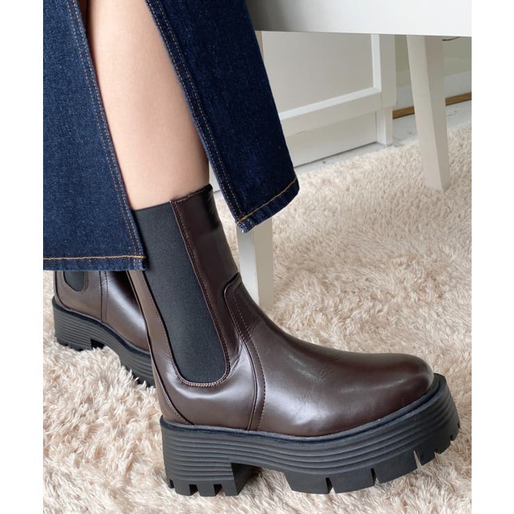 厚底サイドゴアブーツ | moment+ | 詳細画像27 