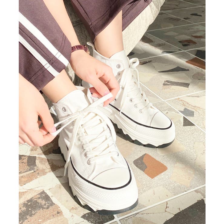 ボリューム厚底ハイカットスニーカー | moment+ | 詳細画像10 