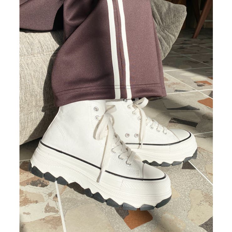 ボリューム厚底ハイカットスニーカー | moment+ | 詳細画像12 