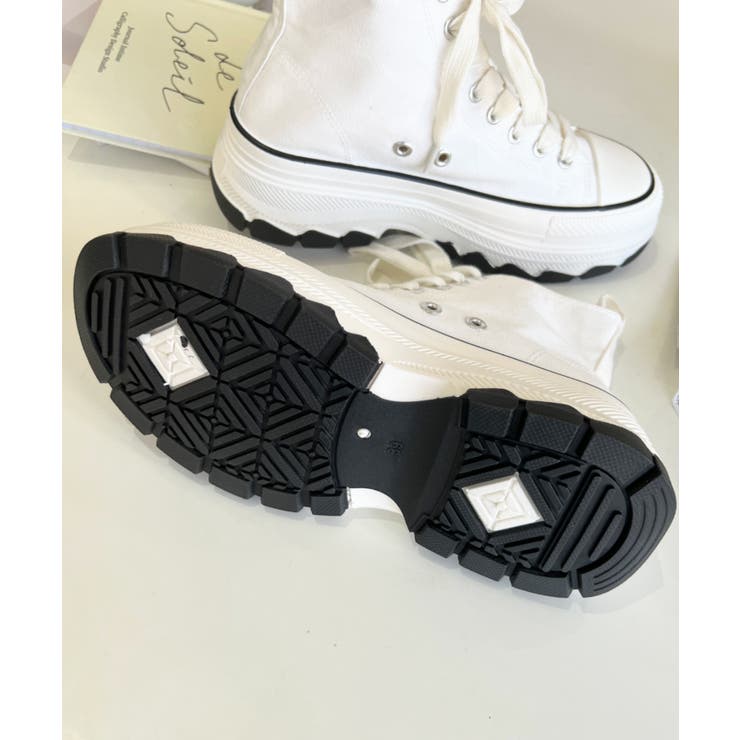 ボリューム厚底ハイカットスニーカー | moment+ | 詳細画像13 