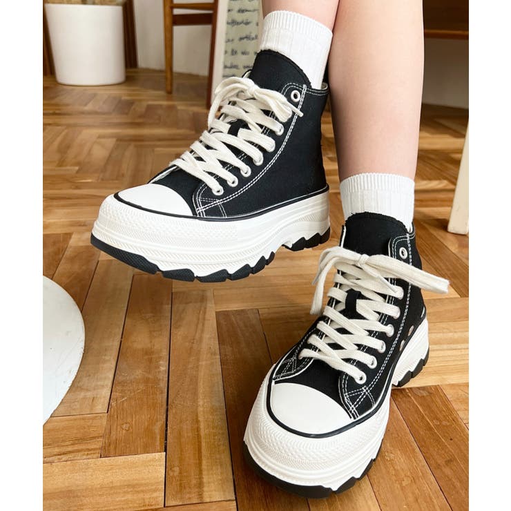 ボリューム厚底ハイカットスニーカー | moment+ | 詳細画像17 