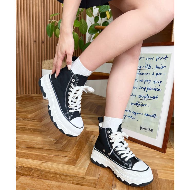 ボリューム厚底ハイカットスニーカー | moment+ | 詳細画像20 