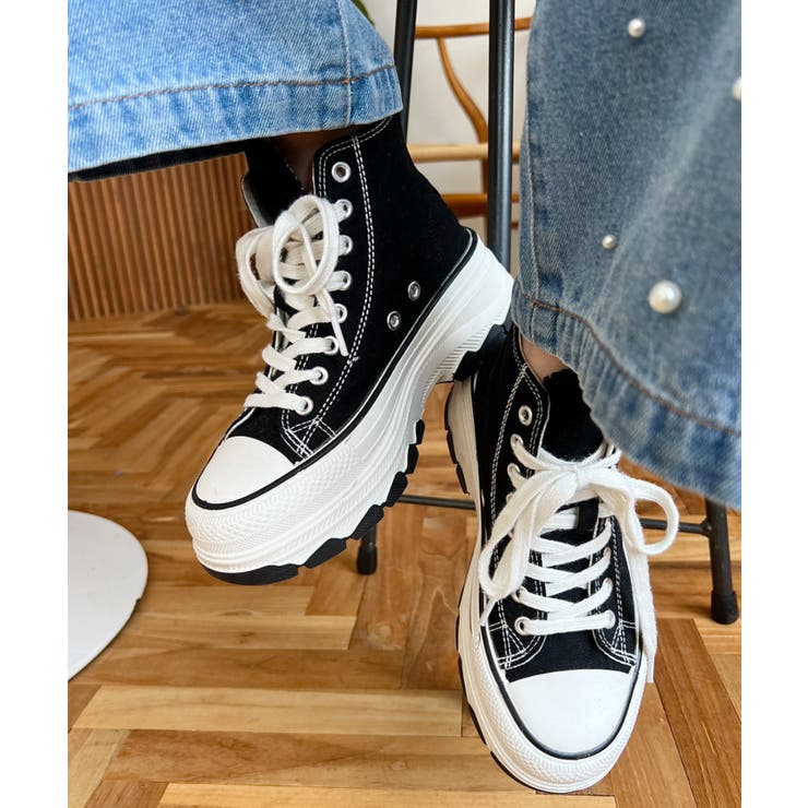 ボリューム厚底ハイカットスニーカー | moment+ | 詳細画像23 