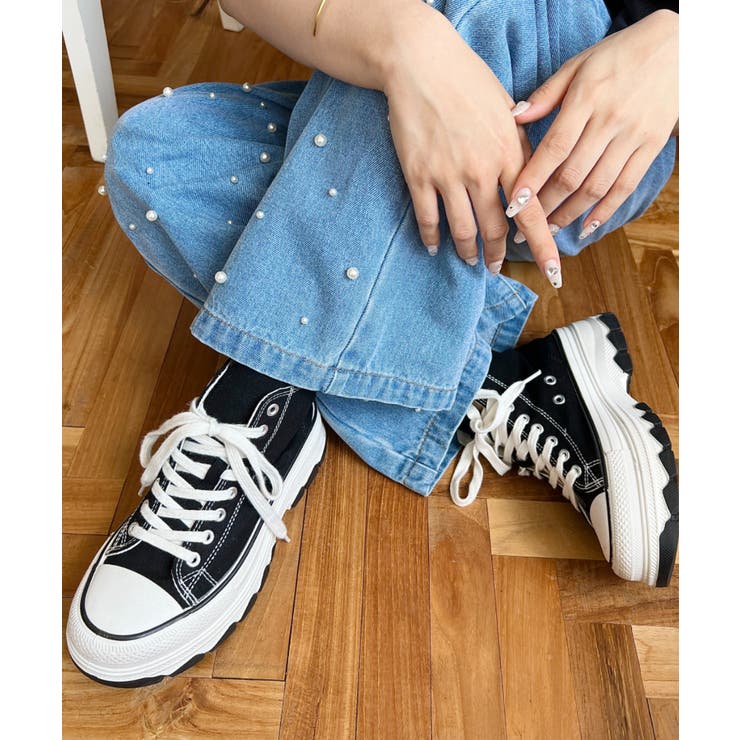 ボリューム厚底ハイカットスニーカー | moment+ | 詳細画像25 