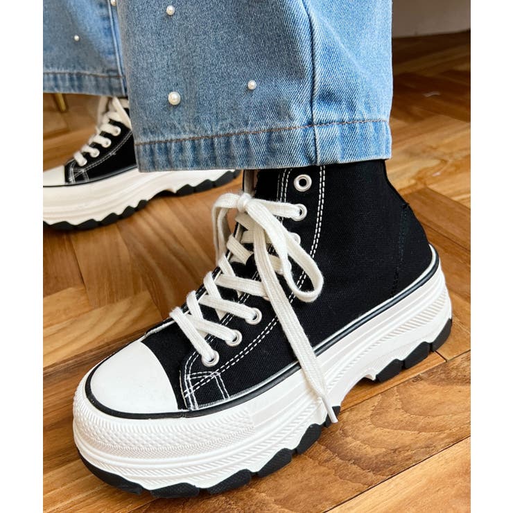 ボリューム厚底ハイカットスニーカー | moment+ | 詳細画像26 