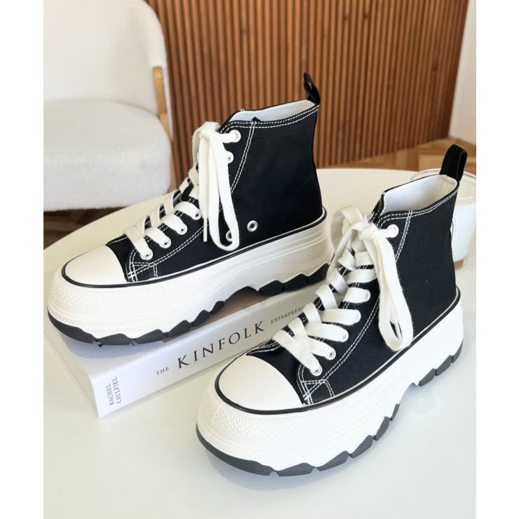 ボリューム厚底ハイカットスニーカー | moment+ | 詳細画像28 