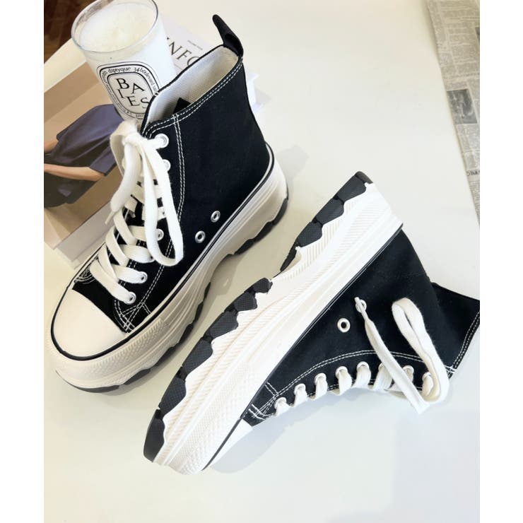 ボリューム厚底ハイカットスニーカー | moment+ | 詳細画像30 