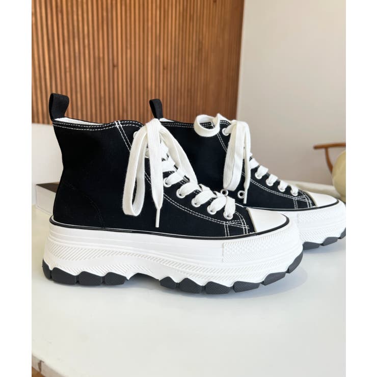 ボリューム厚底ハイカットスニーカー | moment+ | 詳細画像31 