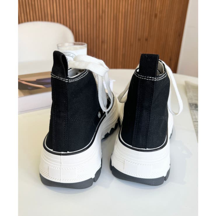 ボリューム厚底ハイカットスニーカー | moment+ | 詳細画像32 